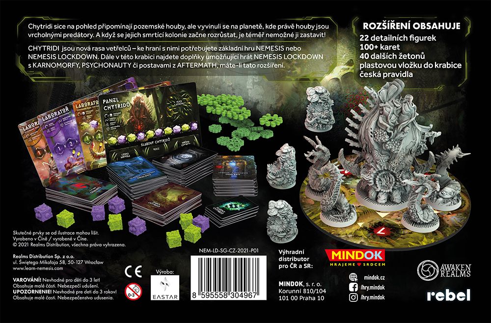Mindok Nemesis: Lockdown - Chytridi a doplňky - obrázek 3