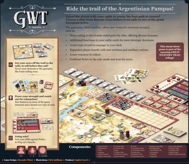 eggertspiele Great Western Trail: Argentina - EN - obrázek 2