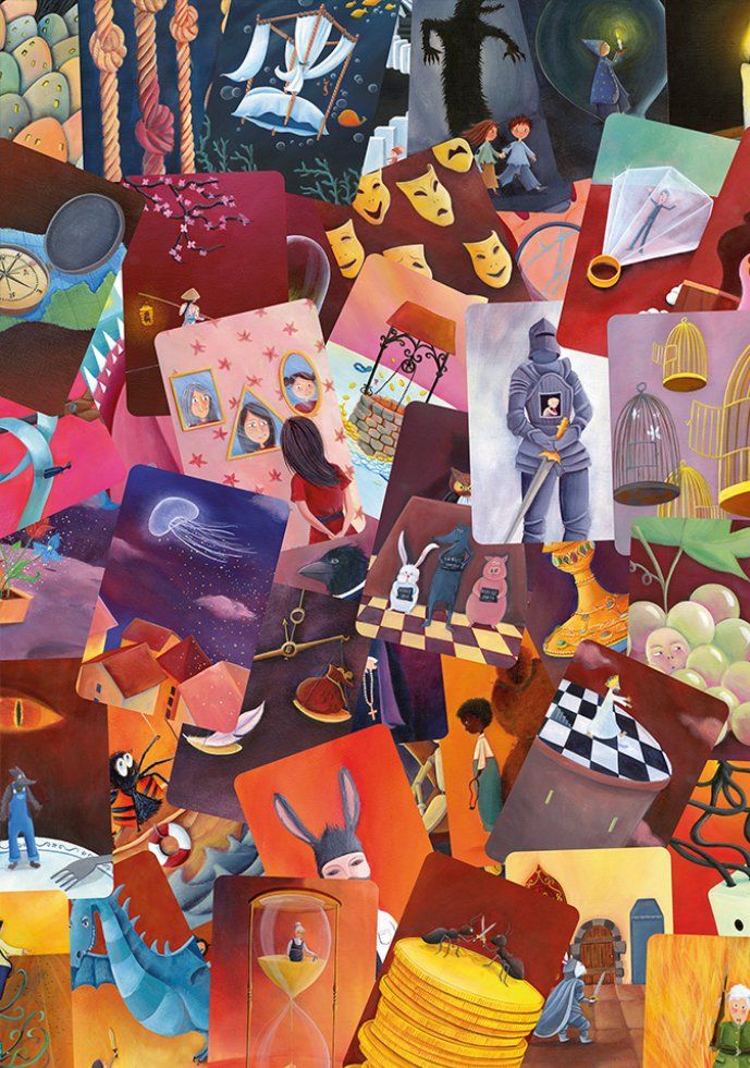 Libellud Dixit puzzle 1000 - Red MishMash - obrázek 3