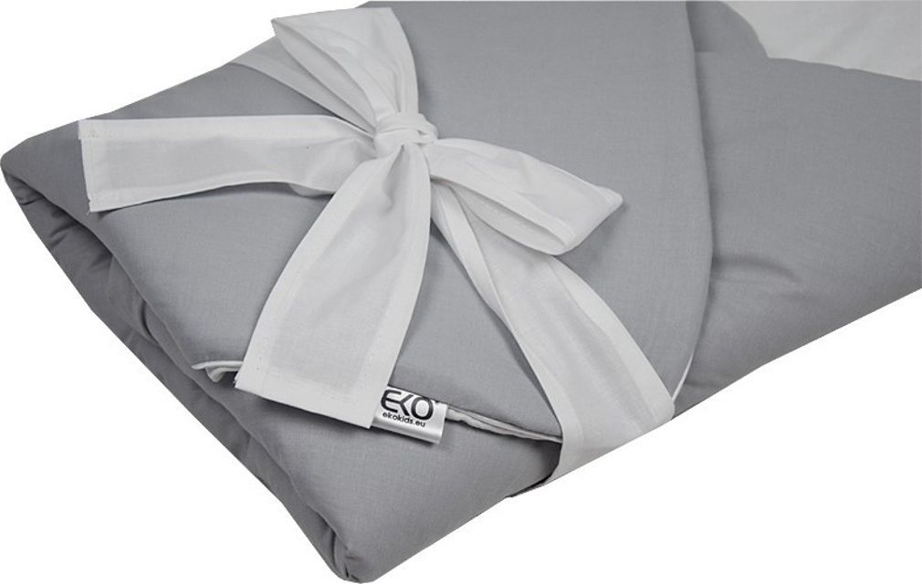 EKO Zavinovačka bavlněná kokosovou vyjímatelnou vložkou Grey 75x75cm - obrázek 3