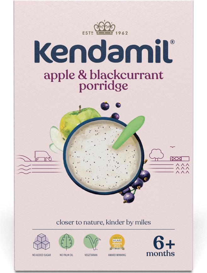 KENDAMIL s černým rybízem a jablky 6 x 150 g - obrázek 2