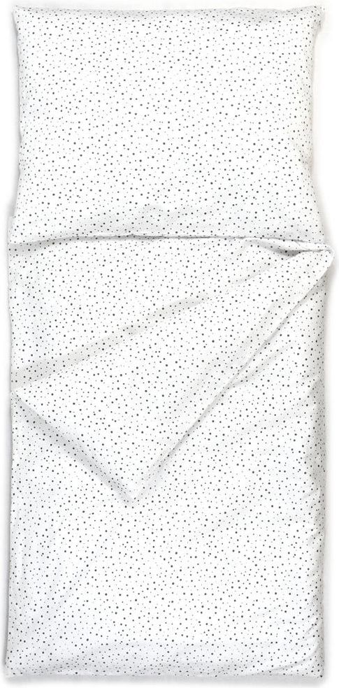 SOFTELLO Povlečení dětské bílé, tečka 130x90 cm - obrázek 2