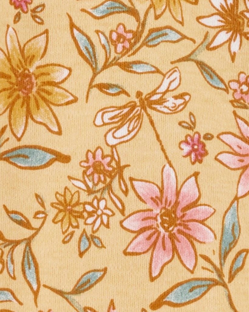 CARTER'S Overal na zip Sleep&Play Yellow Flowers holka 3m - obrázek 2