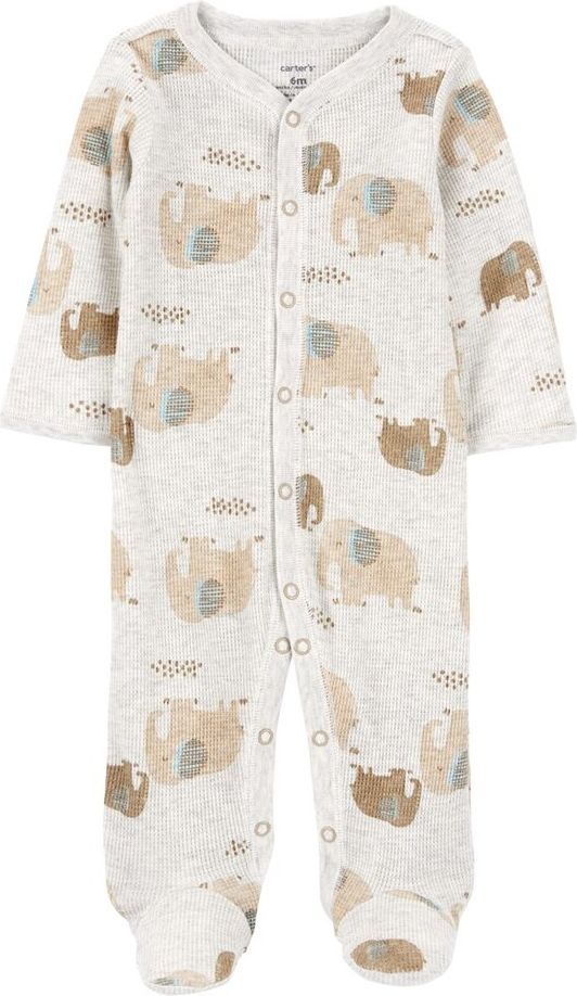 CARTER'S Overal na druky Sleep&Play Grey Elephant kluk 9m - obrázek 1