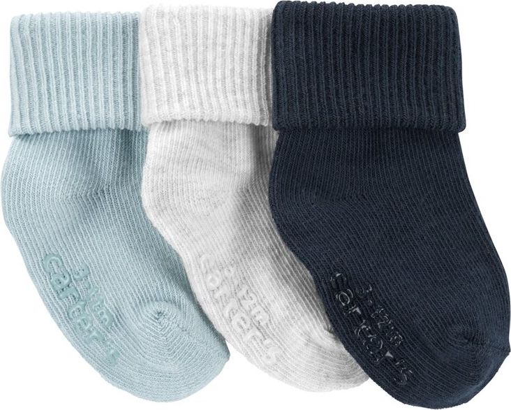 CARTER'S Ponožky Blue kluk LBB 3ks 12-24m - obrázek 1