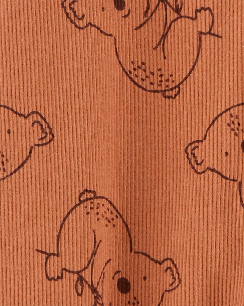 CARTER'S Overal na zip Sleep&Play Brown Koala kluk NB/vel. 56 - obrázek 2