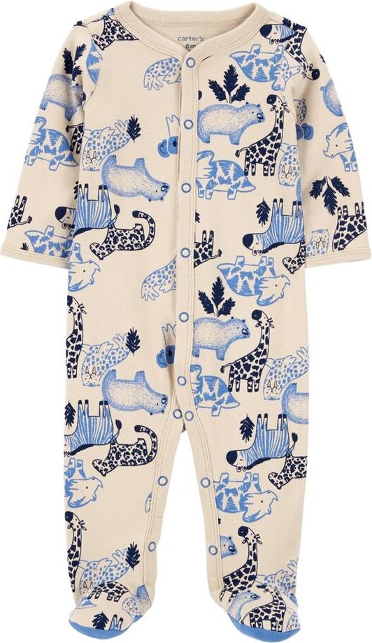 CARTER'S Overal na druky Sleep&Play Safari Animals kluk NB/vel. 56 - obrázek 1