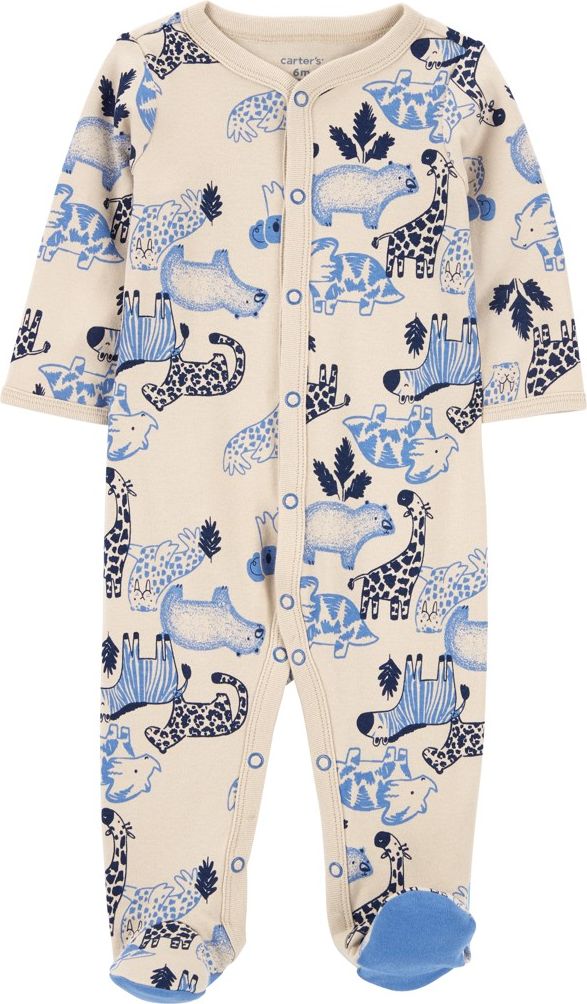 CARTER'S Overal na druky Sleep&Play Safari Animals kluk NB/vel. 56 - obrázek 2