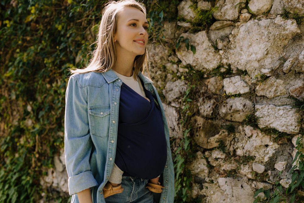 BOBA Nosítko dětí Boba Bliss Navy Blue - obrázek 23