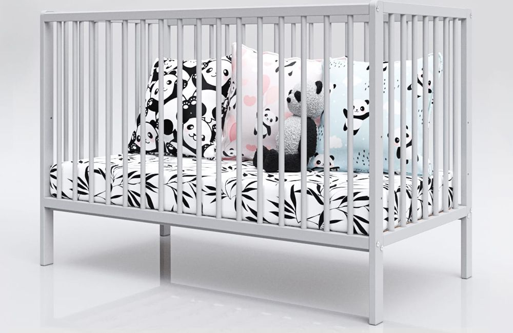 PETITE&MARS Postýlka dřevěná Moony Grey - obrázek 2