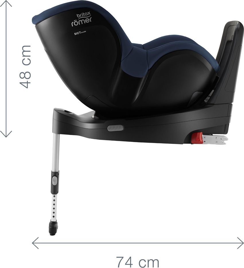 BRITAX RÖMER Autosedačka Dualfix M i-Size (9-18 kg) Space Black - obrázek 8
