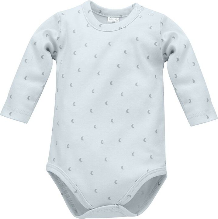 PINOKIO Body dlouhý rukáv HELLO chlapec modrá vel. 68 - obrázek 1