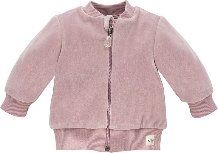 PINOKIO Mikina na zip HELLO holka růžová vel. 62 - obrázek 1