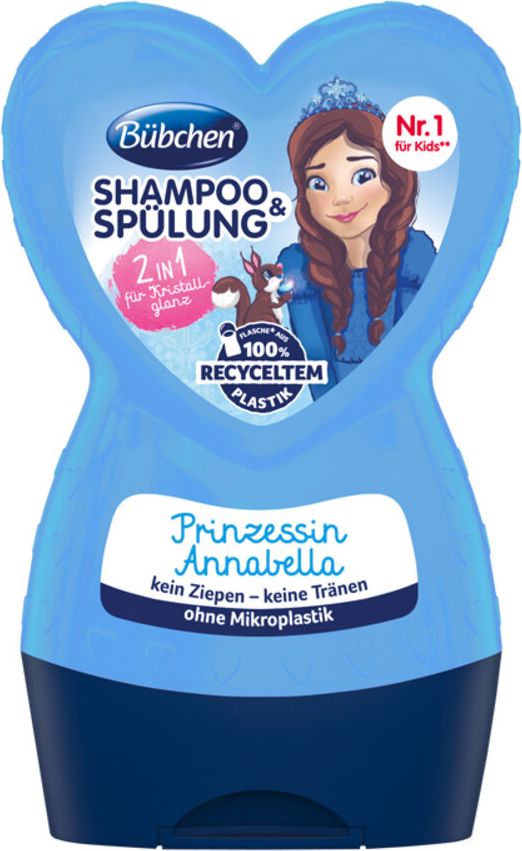 BÜBCHEN Kids 2v1 Anabela šampon+kondicionér 230 ml - obrázek 1