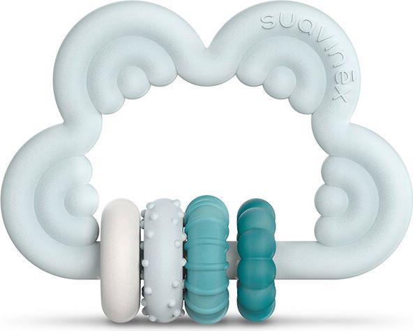 SUAVINEX Kousátko silikonové +6m - modré - obrázek 1