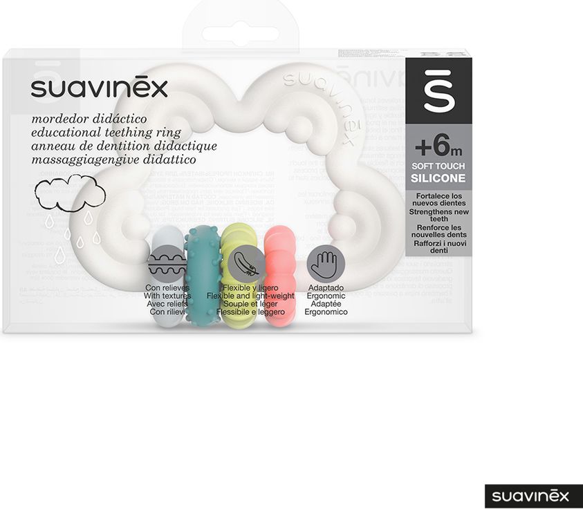 SUAVINEX Kousátko silikonové +6m - barevné - obrázek 2