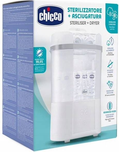 CHICCO Sterilizátor elektrický parní s funkcí sušení - obrázek 4