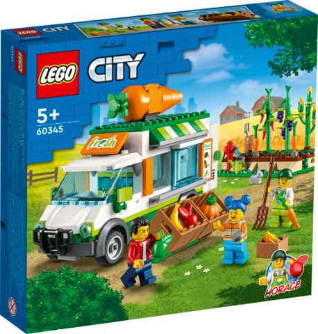 LEGO City 60345 Dodávka na farmářském trhu - obrázek 1