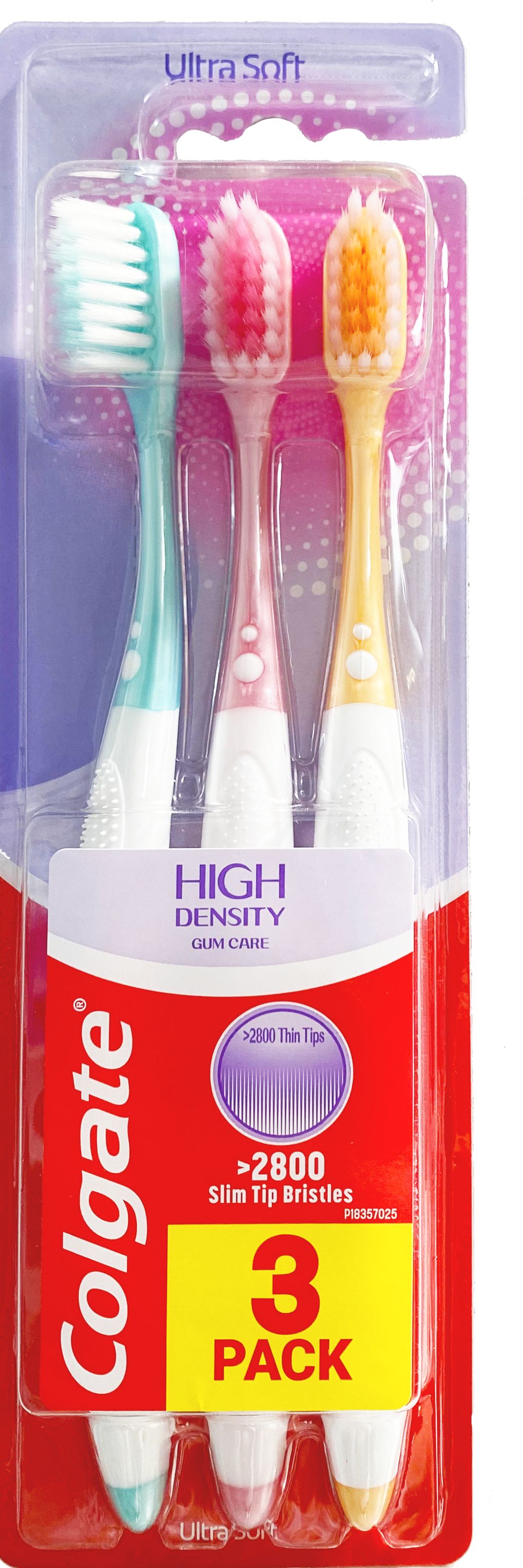 Colgate High Density zubní kartáček 3 ks - obrázek 1