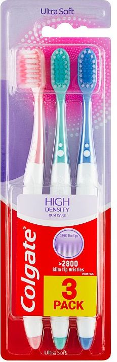 Colgate High Density zubní kartáček 3 ks - obrázek 2