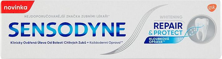 Sensodyne Zubní pasta pro citlivé zuby Repair & Protect Whitening  75 ml - obrázek 2