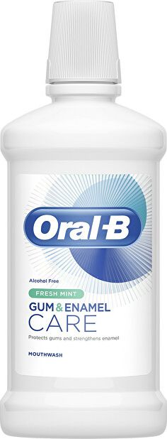 ORAL B Ústní voda bez alkoholu Gum & Enamel Care Fresh Mint  500 ml - obrázek 1