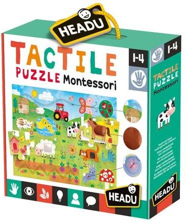 Montessori hmatové puzzle - obrázek 1