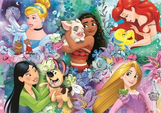 CLEMENTONI Puzzle Disney princezny 60 dílků - obrázek 1