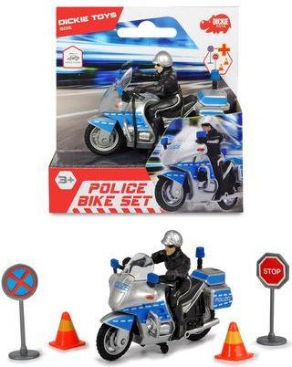 Policejní motocykl 10 cm s přísl. - obrázek 1