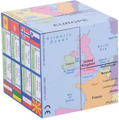 Zoobookoo Kniha v kostce Mapa Evropy - obrázek 1