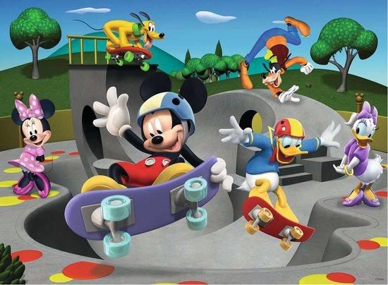 RAVENSBURGER Puzzle Mickey & Minnie: Ve Skate parku XXL 100 dílků - obrázek 1