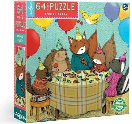 EEBOO Čtvercové puzzle Narozeninová párty 64 dílků - obrázek 1