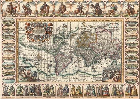 ART PUZZLE Puzzle Historická mapa světa 1000 dílků - obrázek 1