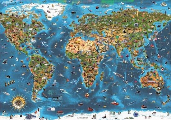 EDUCA Puzzle Zázraky světa 1000 dílků - obrázek 1