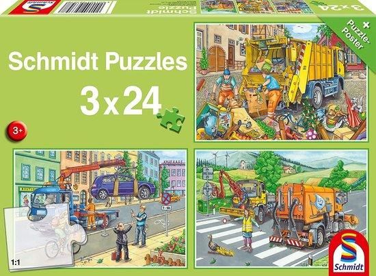 SCHMIDT Puzzle Úklidová četa 3x24 dílků - obrázek 1