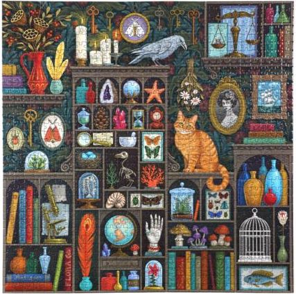 EEBOO Čtvercové puzzle Alchymistova pracovna 1000 dílků - obrázek 1