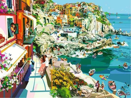 RAVENSBURGER Puzzle Romantika v Cinque Terre 1500 dílků - obrázek 1