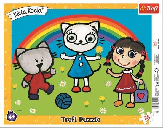 TREFL Puzzle Kicia Kocia: Slunečný den 25 dílků - obrázek 1