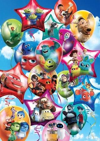 CLEMENTONI Puzzle Pixar párty MAXI 24 dílků - obrázek 1