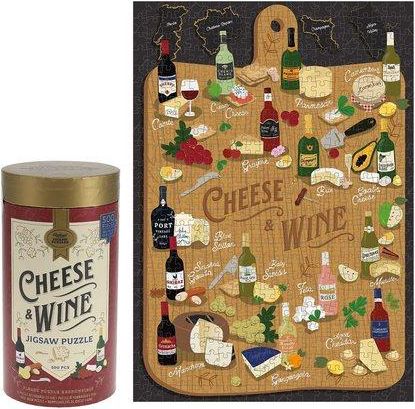 RIDLEY'S GAMES Puzzle Sýry a víno 500 dílků - obrázek 1