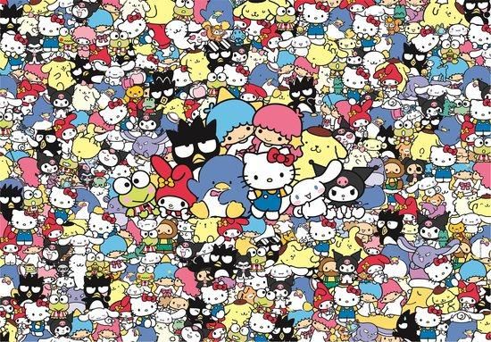 CLEMENTONI Puzzle Impossible: Hello Kitty a přátelé 1000 dílků - obrázek 1