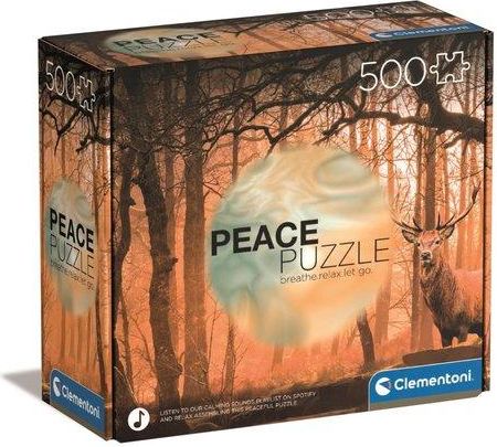 CLEMENTONI Peace puzzle: Ševelení ticha 500 dílků - obrázek 1