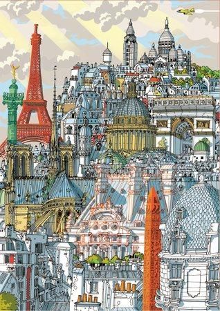 EDUCA Puzzle Paříž 1000 dílků - obrázek 1