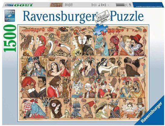 RAVENSBURGER Puzzle Láska v průběhu věků 1500 dílků - obrázek 1