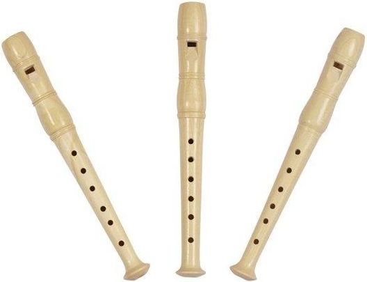 GOKI Dětská dřevěná flétna 20 cm (1 ks) - obrázek 1