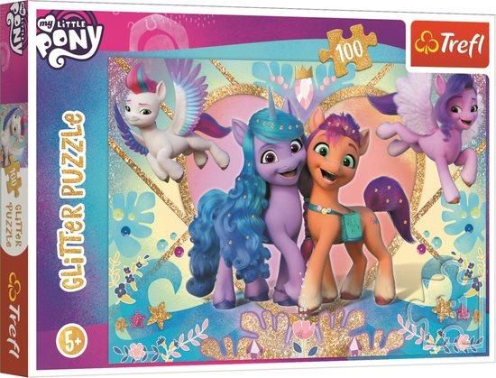TREFL Třpytivé puzzle My Little Pony 100 dílků - obrázek 1