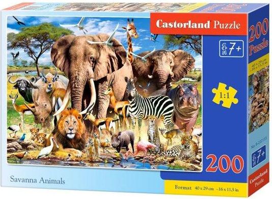 CASTORLAND Puzzle Safari 200 dílků - obrázek 1