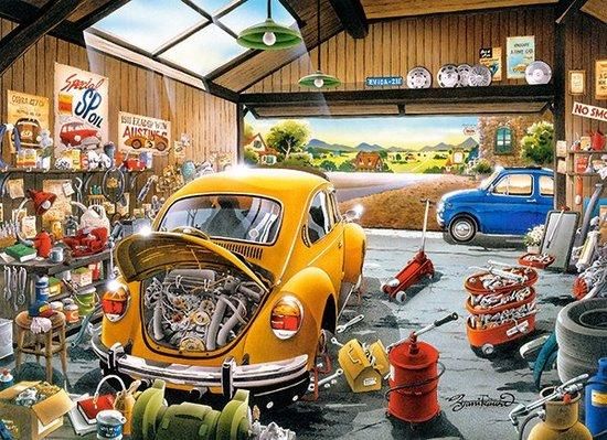 CASTORLAND Puzzle Samova garáž 300 dílků - obrázek 1