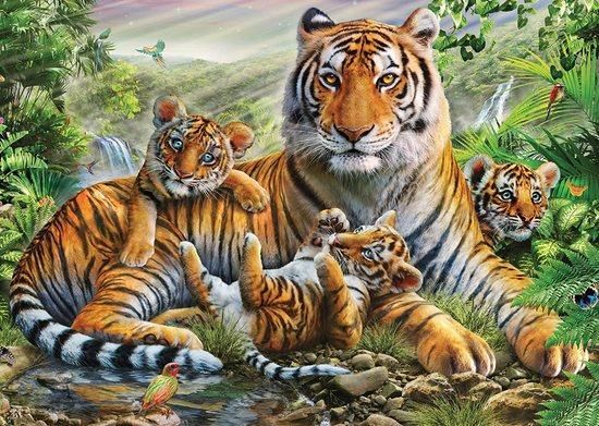 SCHMIDT Puzzle Tygřice a mláďata 1000 dílků - obrázek 1
