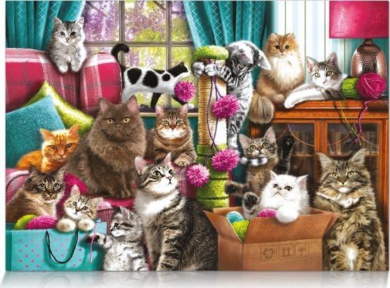 STAR Puzzle Kočičí dům 1000 dílků - obrázek 1